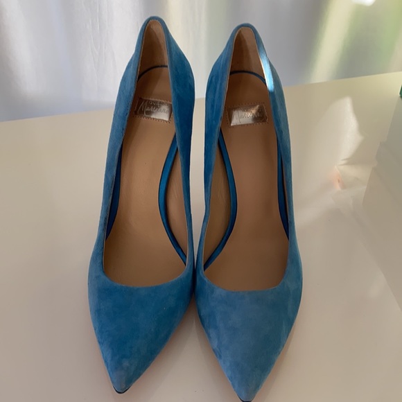 Guess by Marciano Blue Suede Pumps - Picture 2 of 5